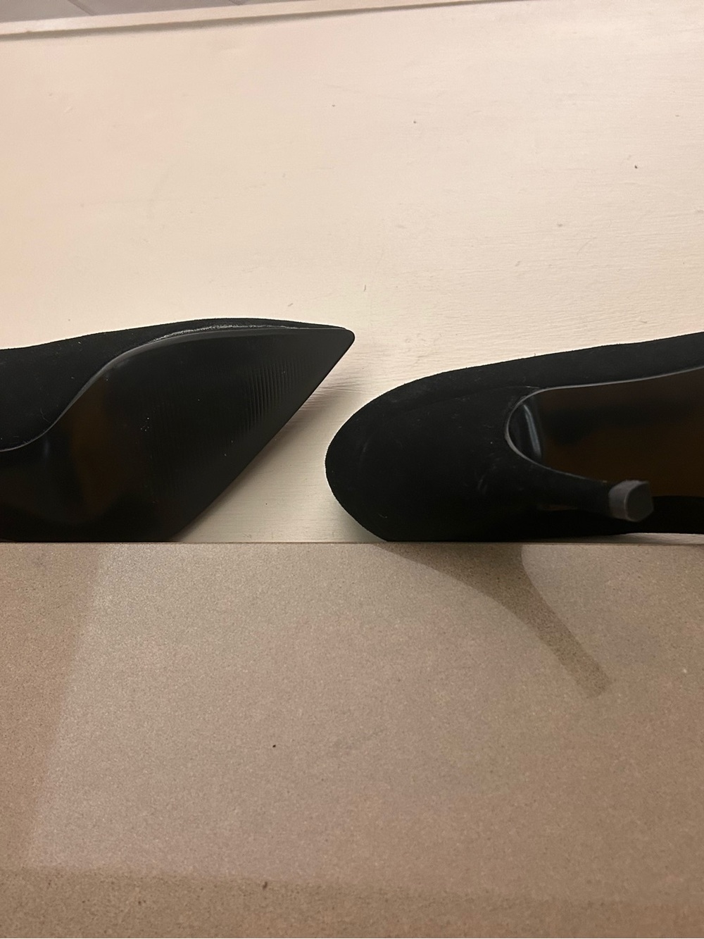 Heels Steve Madden Classic Black Suede Pointed-Toe Heels for Women - Picture 8 of 12